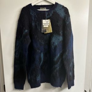 COPY - Yohji Sweater AW15 blue marble mohair